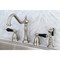 Kingston Brass KS1798PKLBS Widespread Kitchen Faucet, Brushed Nickel KS1798PKLBS - alternate 3